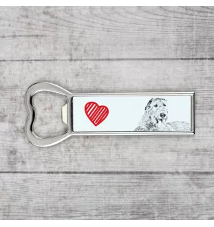 Lévrier irlandais, Irish wolfhound - ouvre-bouteille avec chien, ouvre-bouteille personnalisé pour réfrigérateur, cadeau unique pour homme de la marque Art-Dog