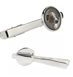 Italienisches Windspiel, Italian Greyhound - Krawattennadel in der Box, stilvolle Krawatte, personalisierter Schmuck der Marke Art-Dog