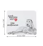 Irischer Wolfshund, Irish Wolfhound - Mauspad mit Druck, personalisiertes Mauspad mit Hund, einzigartiges Gadget für Büroangestellte von Art-Dog.