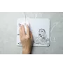 Lévrier irlandais, Irish wolfhound - tapis de souris personnalisé avec impression, tapis de souris personnalisé avec chien, accessoire unique pour employé de bureau de la marque Art-Dog