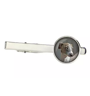 Italienisches Windspiel, Italian Greyhound Ärmelknöpfe und Krawatte mit Ihrem Foto, Anzugaccessoire, Herrenschmuck der Marke Art-Dog