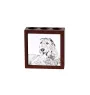 Irischer Wolfshund, Irish Wolfhound - Stifthalter mit Hund, Schreibtischorganizer mit Aufdruck, personalisierte Schreibtischdekoration der Marke Art-Dog