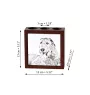 Irischer Wolfshund, Irish Wolfhound - Stifthalter mit Hund, Schreibtischorganizer mit Aufdruck, personalisierte Schreibtischdekoration der Marke Art-Dog