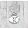 Italian Greyhound, Italian Sighthound - keychain with a dog, keychain with a print, personalized pendant from the Art-Dog brand