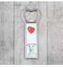 Italienisches Windspiel, Italian Greyhound - Flaschenöffner mit Hund, personalisierter Flaschenöffner für den Kühlschrank, ein einzigartiges Geschenk für Männer von der Marke Art-Dog