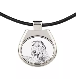 Wilczarz irlandzki zawieszka naszyjnik z psem Art-Dog