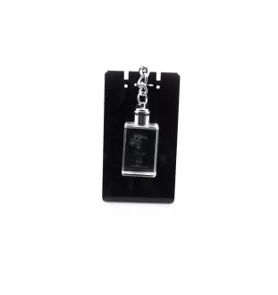 Irischer Wolfshund, Irish Wolfhound - Schlüsselanhänger aus Kristall mit Hundefoto, beleuchteter Schlüsselanhänger, einzigartiges Geschenk der Marke Art-Dog