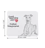 Italienisches Windspiel, Italian Greyhound - Mauspad mit Druck, personalisiertes Mauspad mit Hund, einzigartiges Gadget für Büroangestellte von Art-Dog.