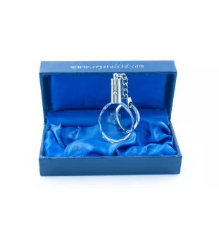 Wilczarz irlandzki brelok do kluczy owalny z psem Art-Dog