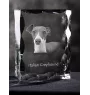 Italian Greyhound, Italian Sighthound - crystal with a picture of a dog, glass statuette with a picture, unique frame with a picture from Art-Dog brand