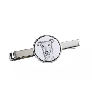 Italian Greyhound, Italian Sighthound - tie clip with a dog, personalized tie clip, a unique gift for a man from the Art-Dog brand