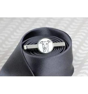 Italienisches Windspiel, Italian Greyhound - Krawattenklammer mit Hund, personalisierter Krawattenclip, einzigartiges Geschenk für Männer von der Marke Art-Dog