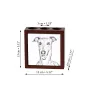 Italian Greyhound, Italian Sighthound - pen holder with a dog, desk organizer with a print, personalized desk decoration from the Art-Dog brand.