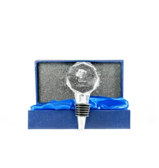 Lévrier irlandais, Irish wolfhound - Bouchon de bouteille, bouchon de vin en cristal avec photo, cadeau personnalisé pour barman par la marque Art-Dog