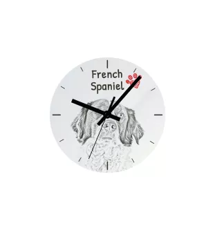 Italian Greyhound, Italian Sighthound - wall clock with a dog, shelf clock with a print, personalized home decoration from the Art-Dog brand