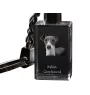 Italienisches Windspiel, Italian Greyhound - Schlüsselanhänger aus Kristall mit Hundefoto, beleuchteter Schlüsselanhänger, einzigartiges Geschenk der Marke Art-Dog