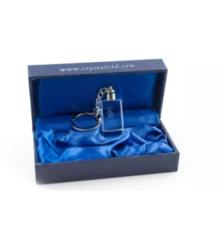 Levrette d'Italie, Petit lévrier italien - Porte-clés en cristal avec photo de chien, porte-clés lumineux, cadeau unique de la marque Art-Dog