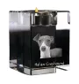 Italian Greyhound, Italian Sighthound - Candle holder with dog photo, crystal tealight holder, personalised gift by Art-Dog brand