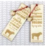 Irish Wolfhound - dog bookmark, personalized bookmark, gift for bookworm from Art-Dog brand