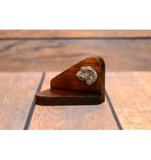 Irischer Wolfshund, Irish Wolfhound I - Holzkerzenhalter mit Hund, Teelichthalter, Gedenkstätte für den Hund der Marke Art-Dog