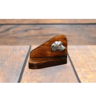 Lévrier irlandais, Irish wolfhound - bougeoir en bois avec un chien, support pour bougie chauffe-plat, lieu de mémoire pour chien de la marque Art-Dog