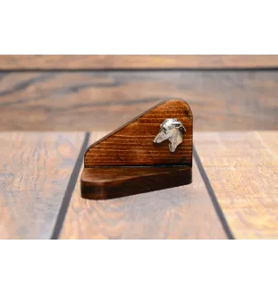 Levrette d'Italie, Petit lévrier italien - bougeoir en bois avec un chien, support pour bougie chauffe-plat, lieu de mémoire pour chien de la marque Art-Dog