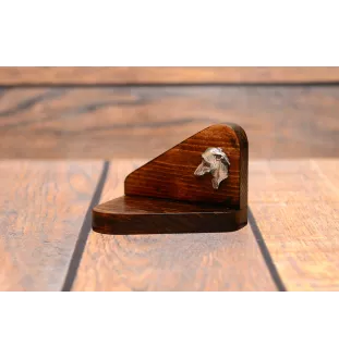 Italian Greyhound, Italian Sighthound - wooden candle holder with a dog, tealight holder, a memorial place for a dog by Art-Dog brand