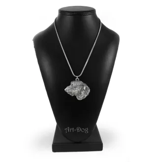 Irish Wolfhound I - necklace with a dog, dog pendant on a silver chain, unique jewelry from the Art-Dog brand