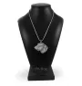 Lévrier irlandais, Irish wolfhound I - un collier avec un chien, un pendentif de chien sur une chaîne en argent, un bijou unique de la marque Art-Dog