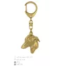 Italian Greyhound, Italian Sighthound - keychain and necklace with a dog in a box, high-quality gold-plated product, Art-Dog brand