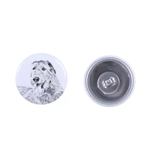 Irischer Wolfshund, Irish Wolfhound - einzigartige Hund-Ohrringe, Ihr Haustier als Schlüsselanhänger, Eigenmarke Art-Dog