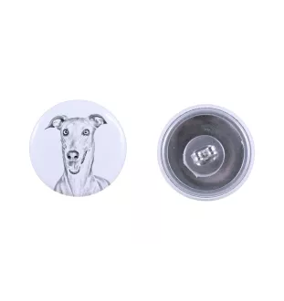 Charcik włoski kolczyki z psem mały Art-Dog