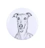Italian Greyhound, Italian Sighthound - magnet with a dog's pupil, exceptionally light, strong magnet, handmade product by the Art-Dog brand