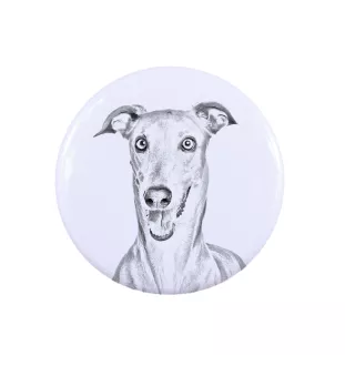 Levrette d'Italie, Petit lévrier italien - bijoux pour femmes avec l'image d'un chien, produit fait à la main, possibilité d'ajouter sa propre photo, marque Art-Dog