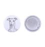 Italian Greyhound, Italian Sighthound - pin with your dog, add your own photo, Art-Dog brand
