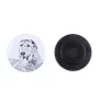Irish Wolfhound - magnet with a dog's pupil, exceptionally light, strong magnet, handmade product by the Art-Dog brand