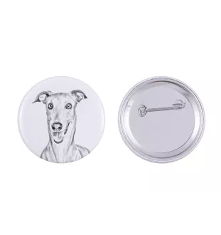 Levrette d'Italie, Petit lévrier italien - badge avec votre chien, ajoutez votre propre photo, marque Art-Dog