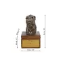 Lévrier irlandais, Irish wolfhound - urne pour les cendres du chien avec une statuette, petite urne pour chien, urne personnalisée avec le buste du chien de la marque Art-Dog