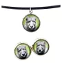 Irish Wolfhound - jewelry with your photo box, set of necklace and earrings, personalized products from the Art-Dog brand