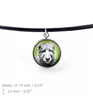 Irischer Wolfshund, Irish Wolfhound - Schmuck mit Ihrem Foto-Box, Halskette und Ohrringe-Set, personalisierte Produkte der Marke Art-Dog.