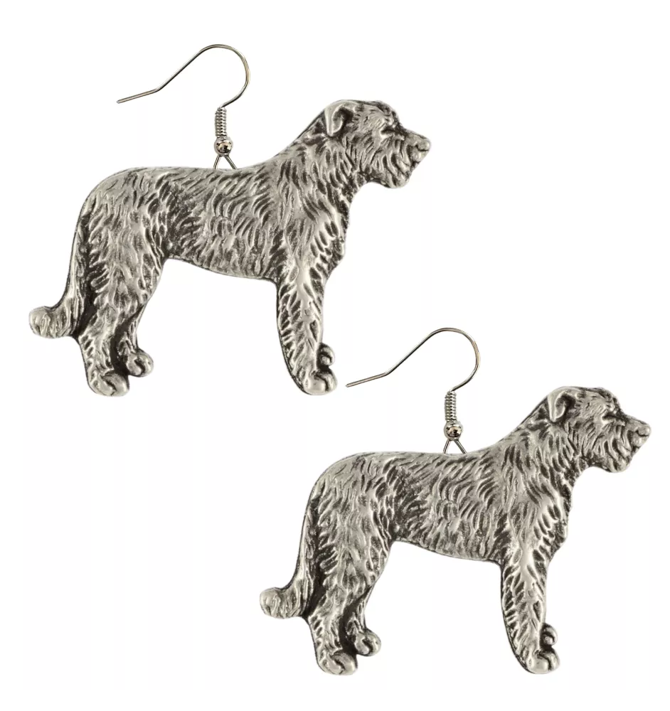 Irischer Wolfshund, Irish Wolfhound I - Hängende Ohrringe mit Hunden, entzückender Schmuck für Hunde-Mama, Geschenk für Mädchen von der Marke Art-Dog