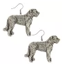 Lévrier irlandais, Irish wolfhound I - boucles d'oreilles pendantes avec des chiens, bijoux charmants pour maman de chien, cadeau pour fille de la marque Art-Dog