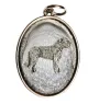 Lévrier irlandais, Irish wolfhound I - collier avec chien, pendentif pour maman de chien, bijoux uniques de la marque Art-Dog