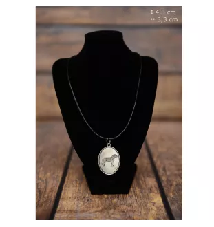 Irish Wolfhound I - necklace with a dog, pendant for a dog mom, unique jewelry from the Art-Dog brand