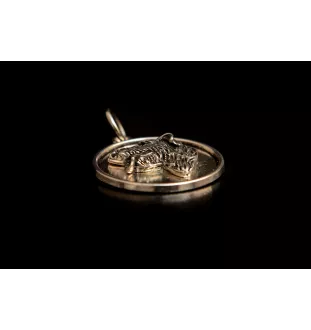 Irischer Wolfshund, Irish Wolfhound II - Halskette mit Hund, Anhänger für Hundemama, einzigartiger Schmuck der Marke Art-Dog