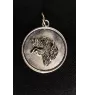 Lévrier irlandais, Irish wolfhound II - collier avec chien, pendentif pour maman de chien, bijoux uniques de la marque Art-Dog