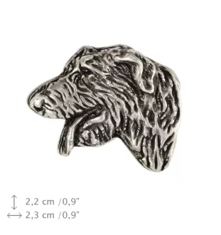 Lévrier irlandais, Irish wolfhound II - collier avec chien, pendentif pour maman de chien, bijoux uniques de la marque Art-Dog