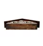 Irish Wolfhound - wooden stand with bowls for a dog, decorative dog bowls, a gift for adopting a dog from the Art-Dog brand