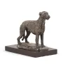 Irish Wolfhound - dog figurine, figure on a white base, trophy for Art-Dog dog show exhibition