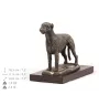 Irischer Wolfshund, Irish Wolfhound - Hundestatue, Figur auf weißem Marmor, Trophäe für die Art-Dog-Hundeaustellung